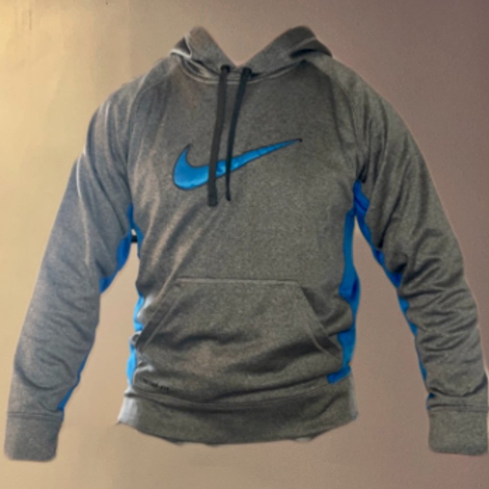 Nike Gray and Blue Performance Jacket